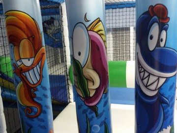 Boxovací válce s potiskem hřiště Austerlitz golf